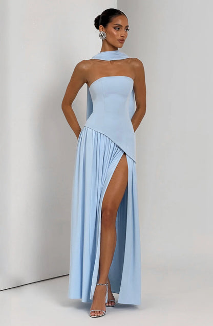 Aura Maxi Dress - Azul Bebe
