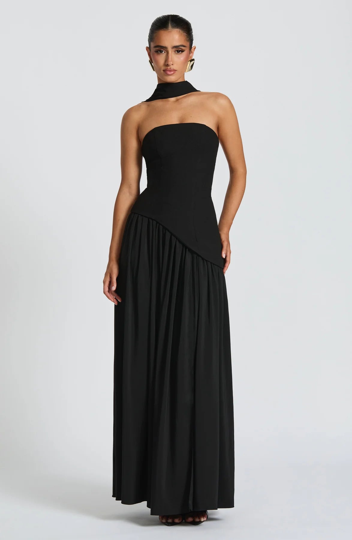 Aura Maxi Dress - Negro