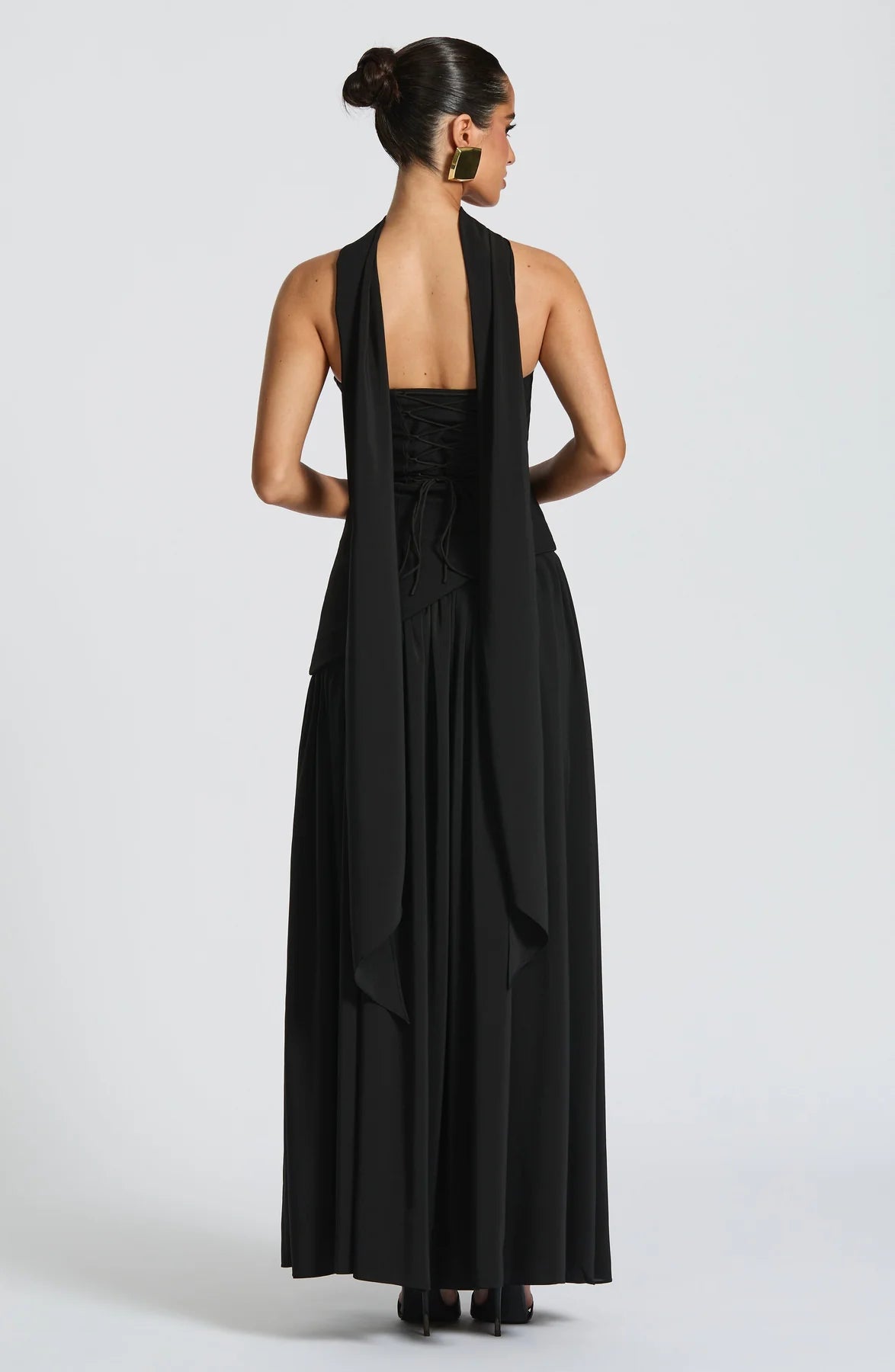 Aura Maxi Dress - Negro