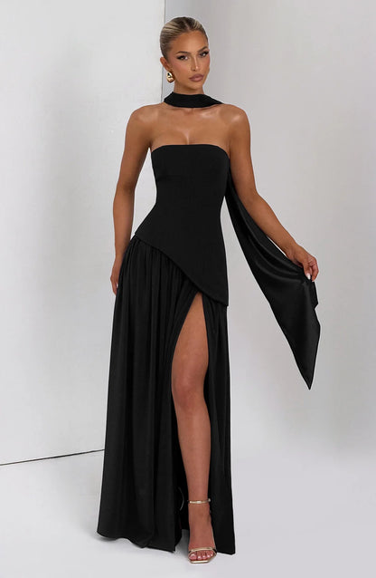Aura Maxi Dress - Negro