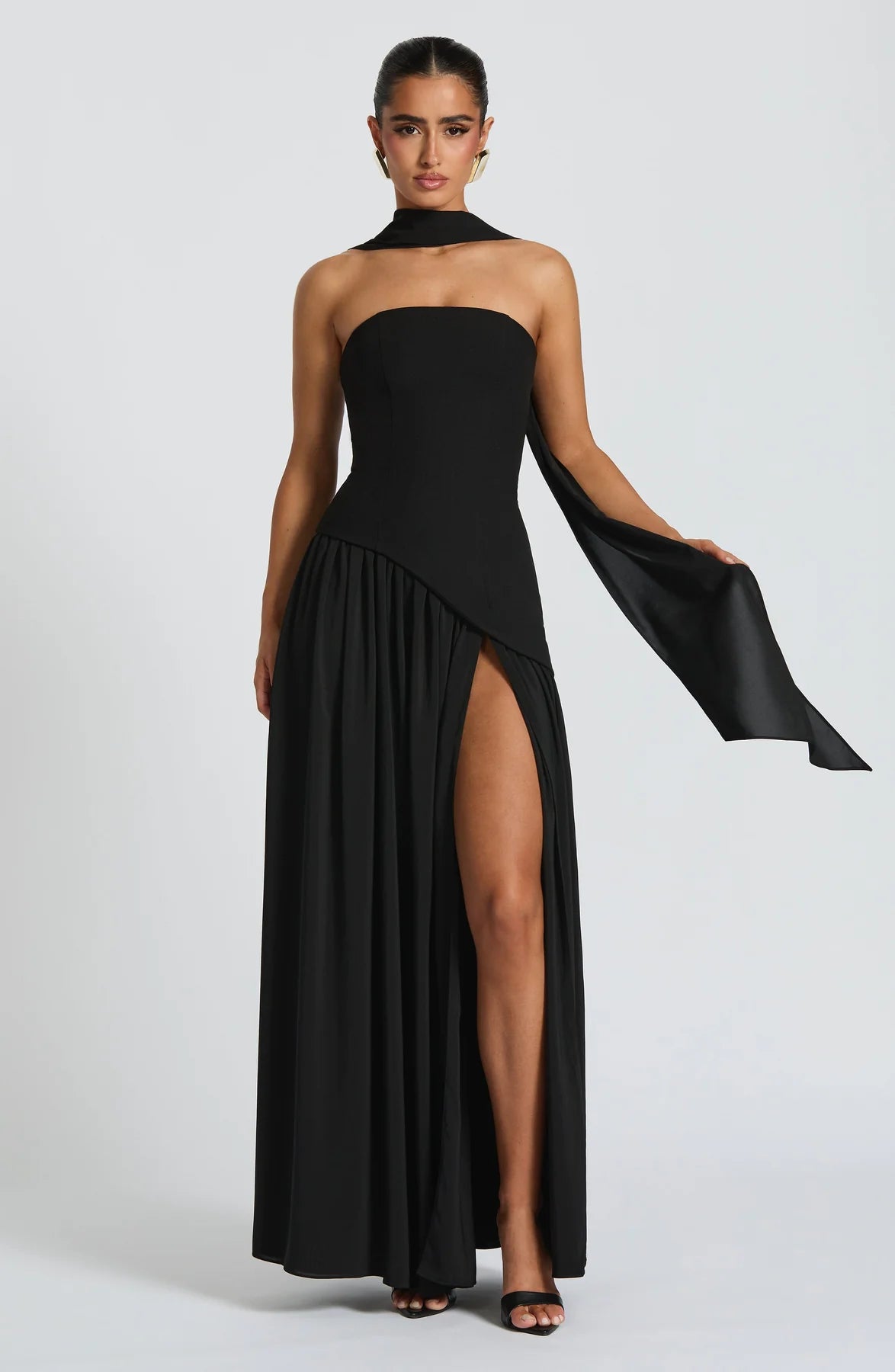 Aura Maxi Dress - Negro