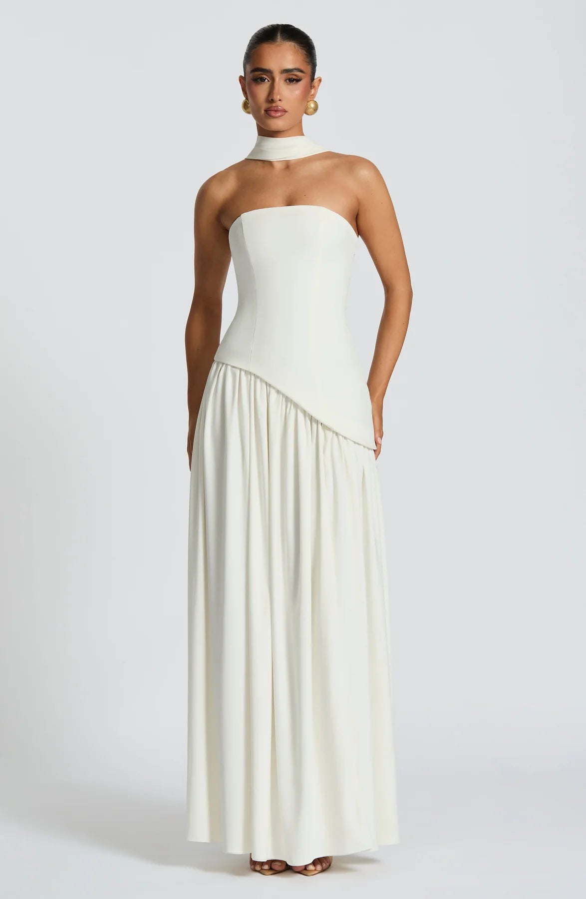 Aura Maxi Dress - Nieve