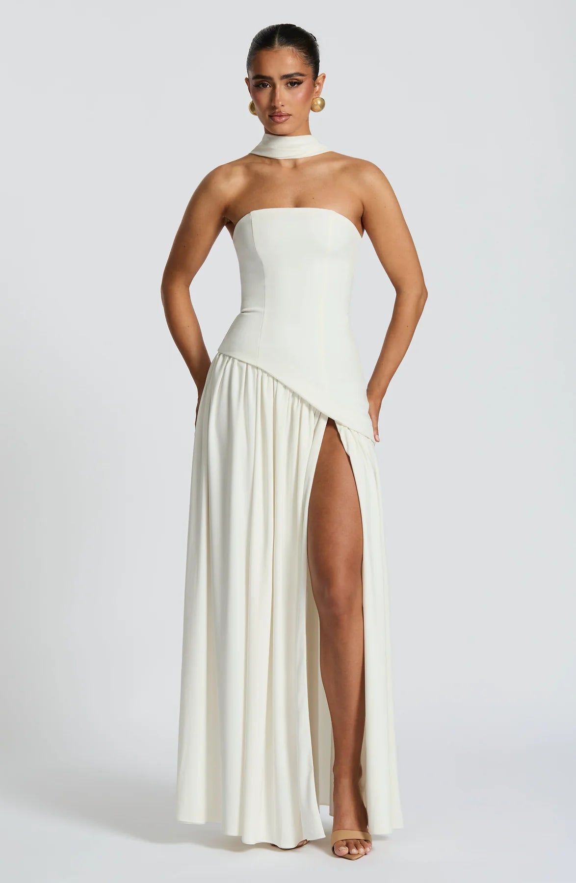 Aura Maxi Dress - Nieve