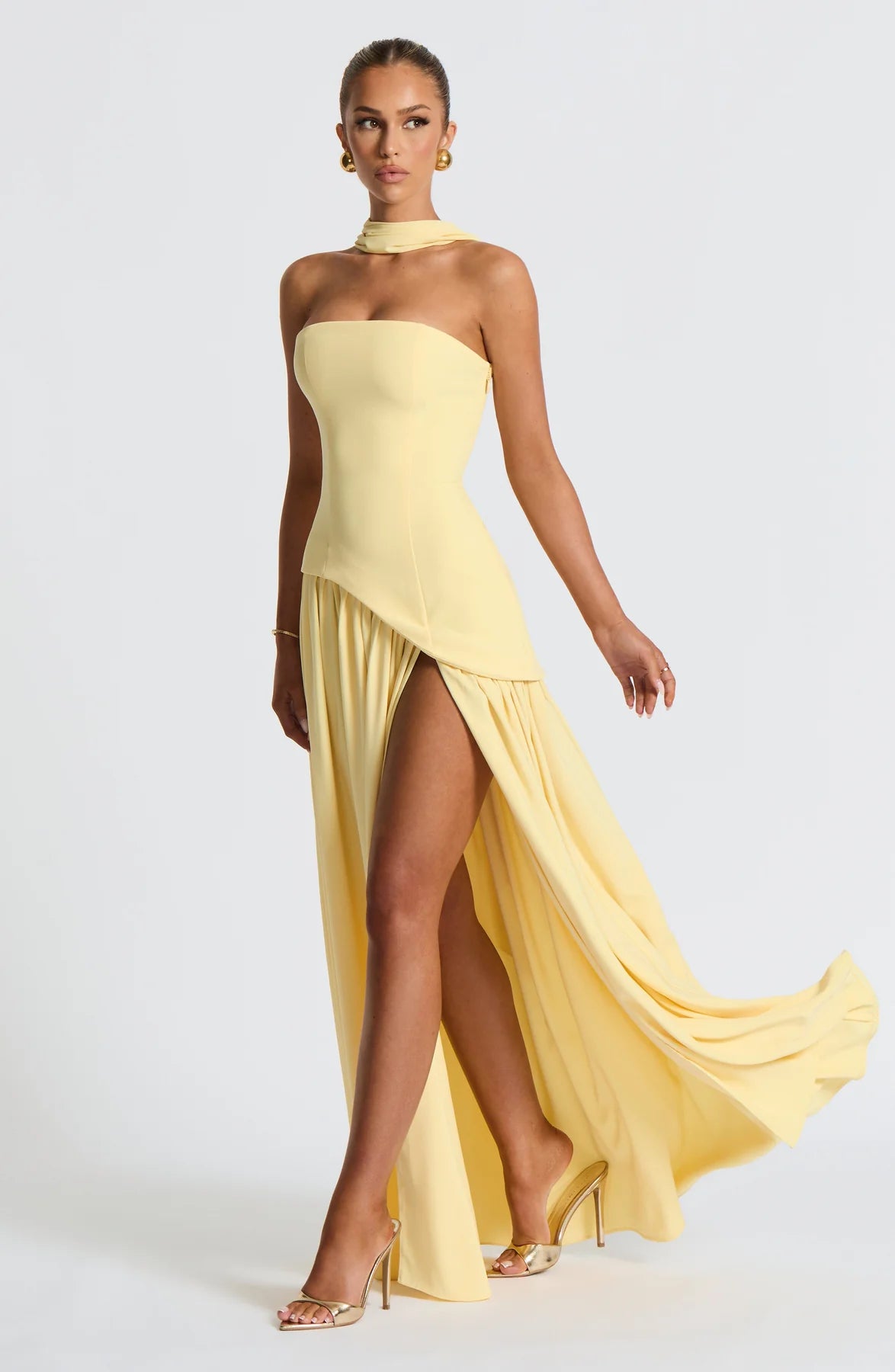 Aura Maxi Dress - Limón