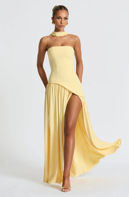 Aura Maxi Dress - Limón