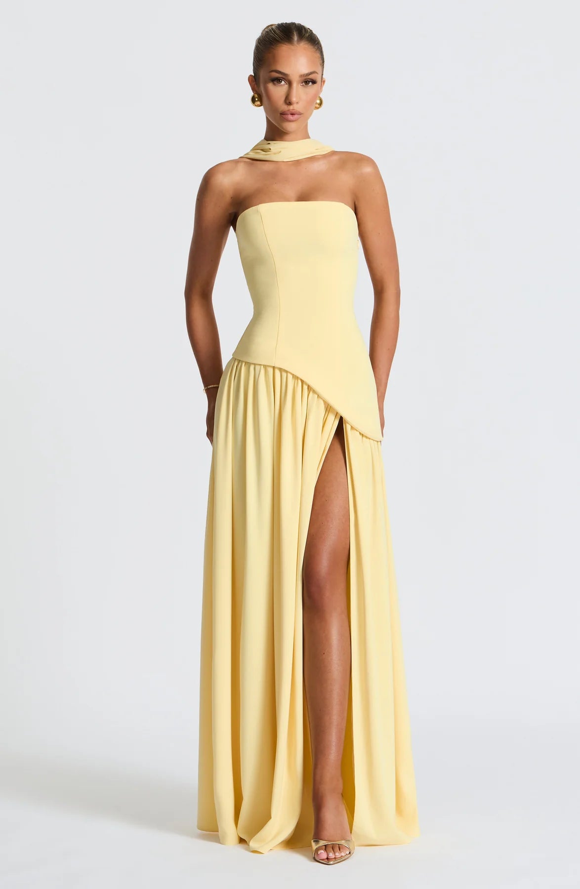 Aura Maxi Dress - Limón