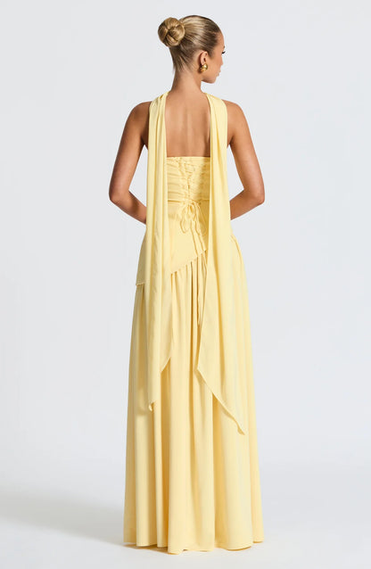 Aura Maxi Dress - Limón