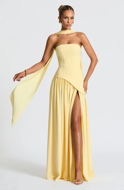 Aura Maxi Dress - Limón
