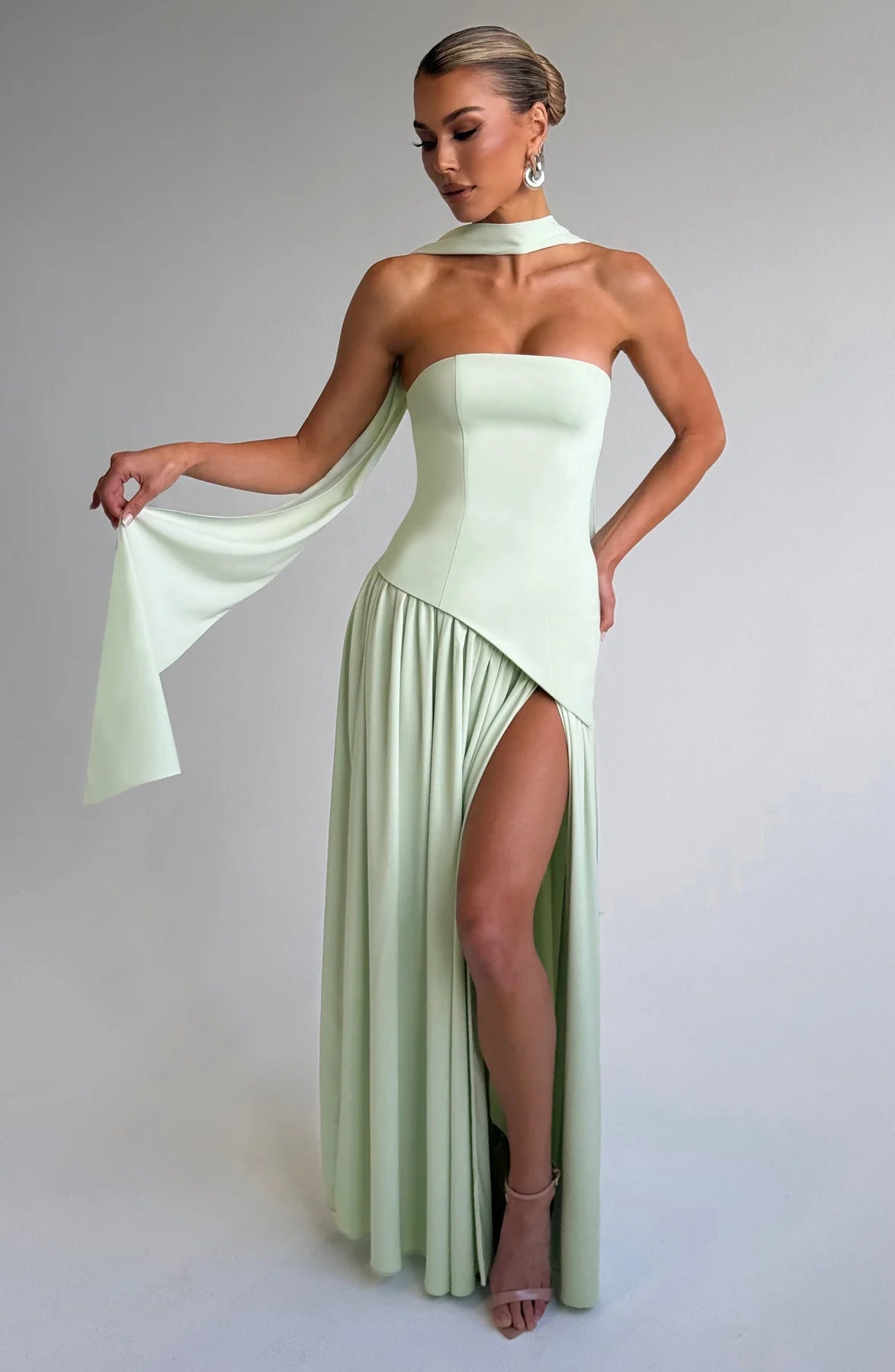 Aura Maxi Dress - Menta