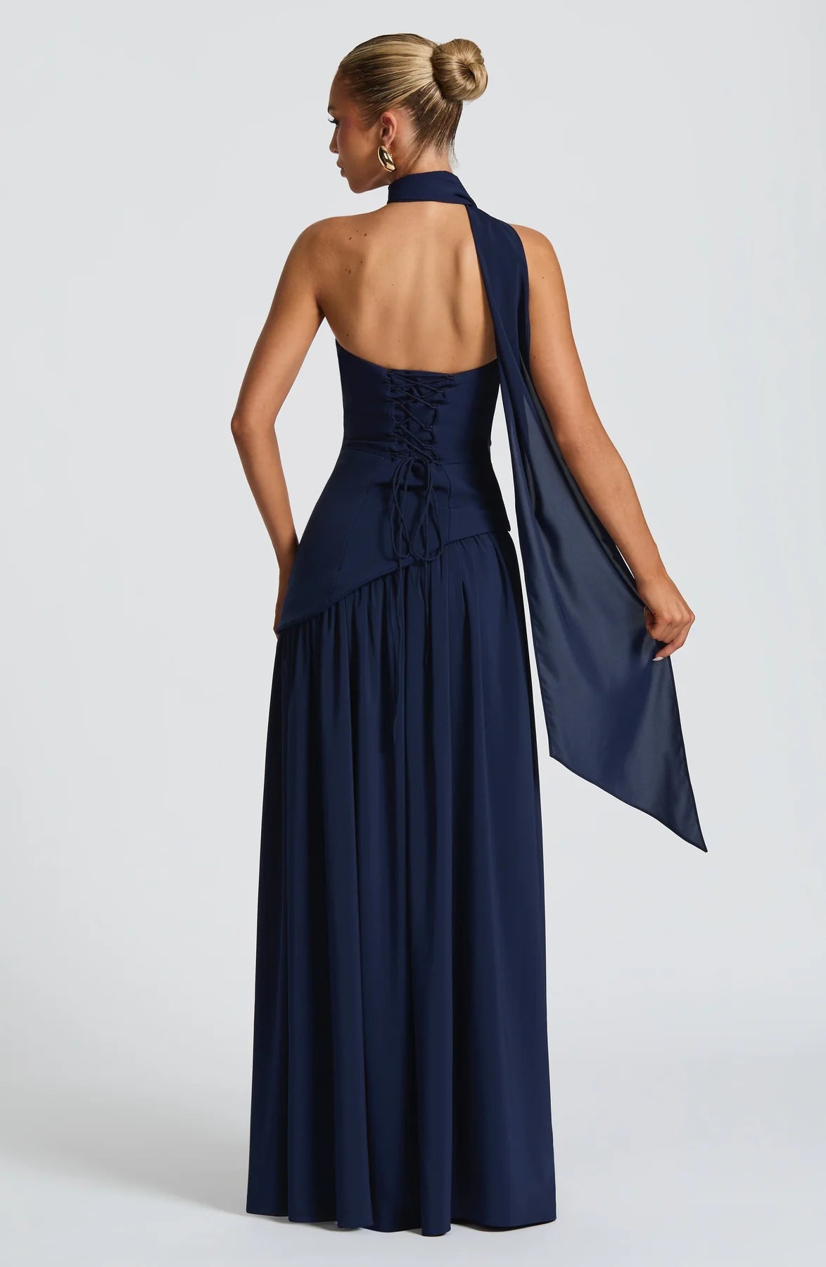 Aura Maxi Dress - Azul Marino
