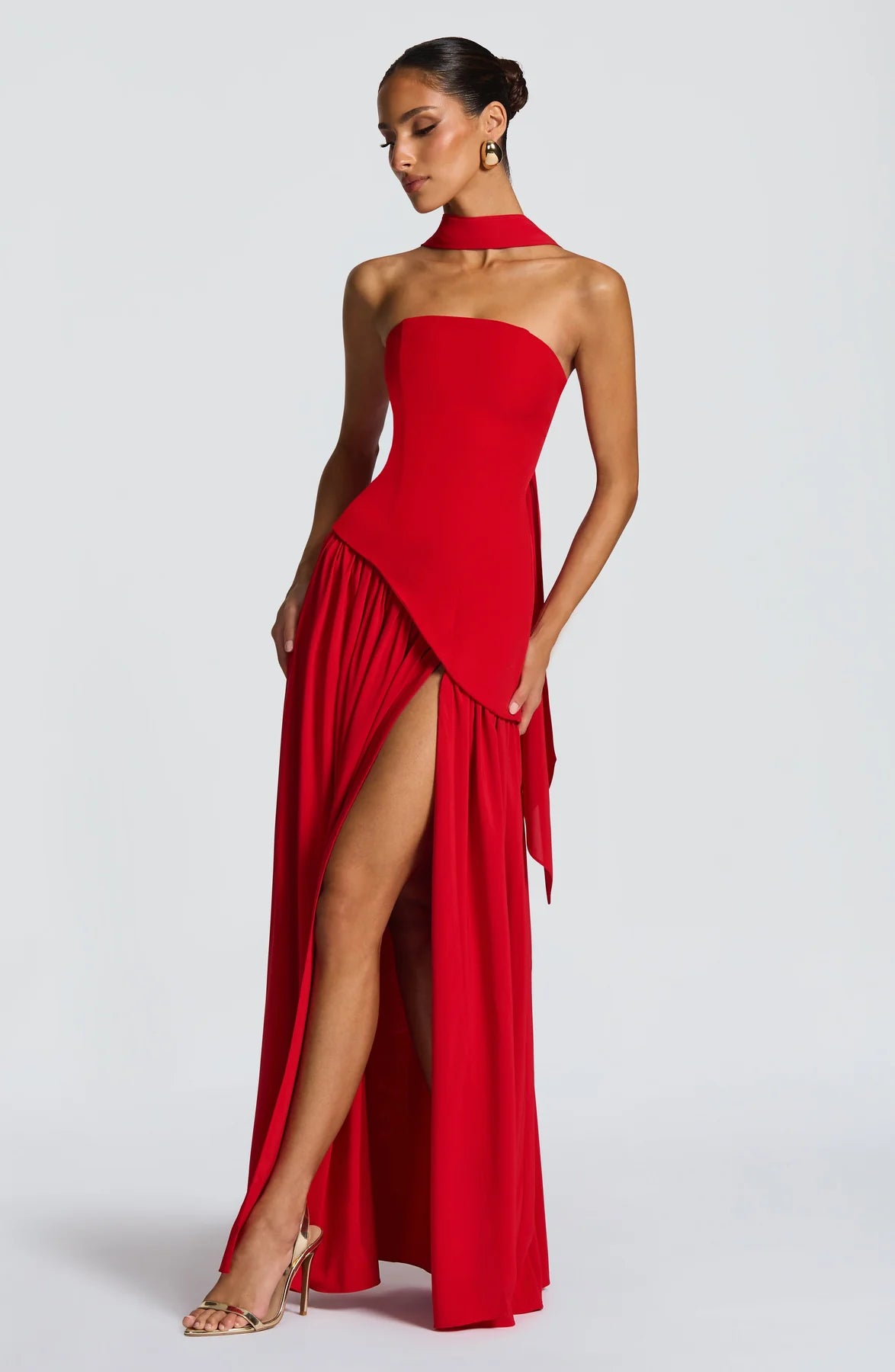 Aura Maxi Dress - Rojo