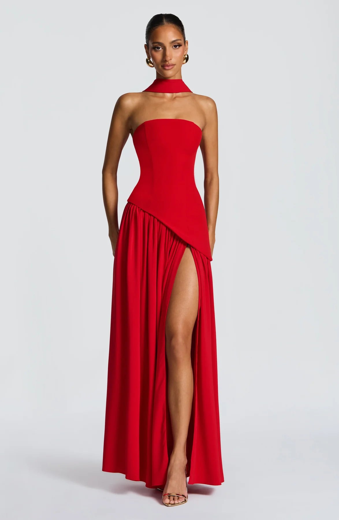 Aura Maxi Dress - Rojo