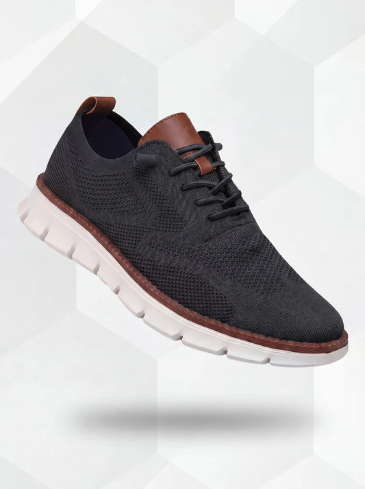 Zapatos Transpirables Ultracomfort: Negro-Blancos