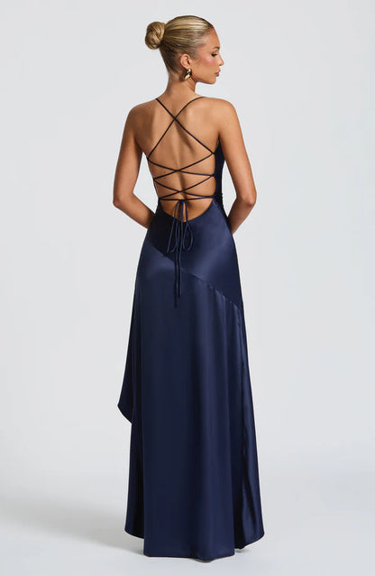 Samira Maxi Dress - Azul Marino