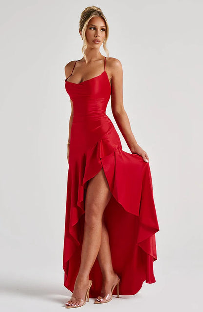 Samira Maxi Dress - Rojo