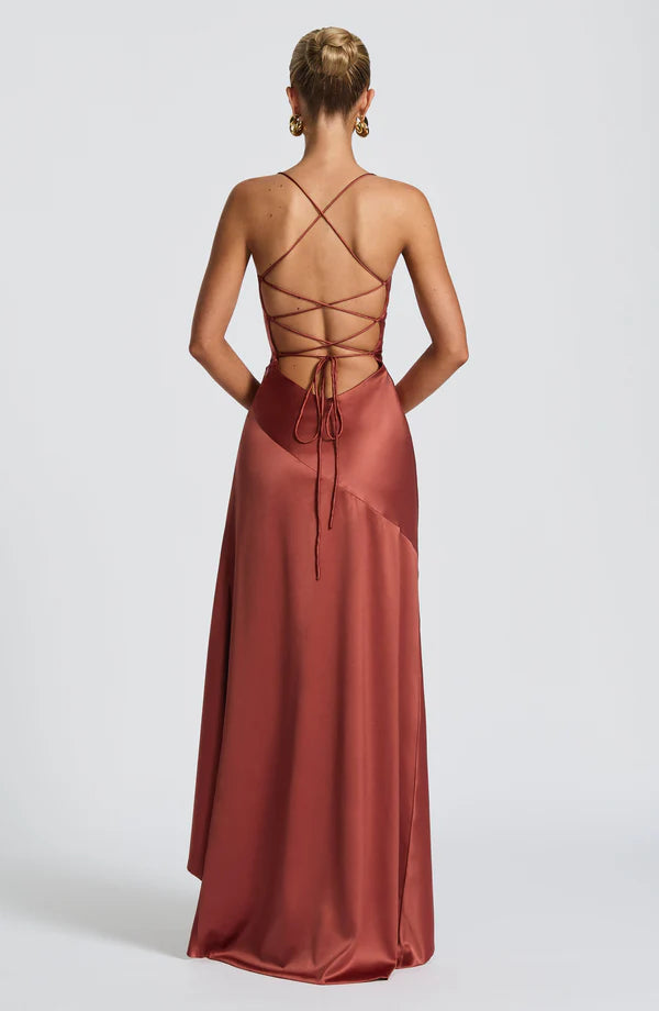 Samira Maxi Dress - Cobre Rosado